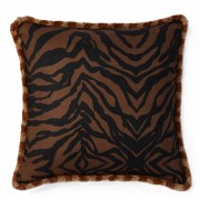 Bonnie and Neil | Cushion 60cm | Zebra Chocolate Bonnie and Neil | Cushion 60cm | Zebra Chocolate